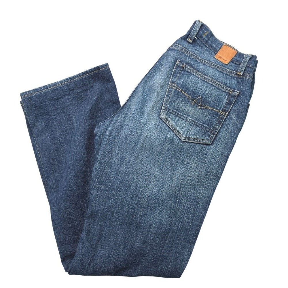 Agave Denim Fortyniner Loose Straight Jeans Dark Wash Men's 32 Made USA